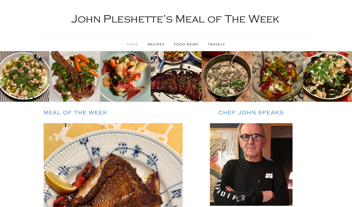 john pleshette meal of the week by sticky brain designs